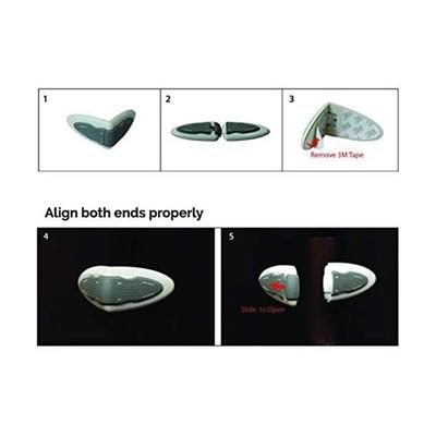 Baby Safety Inc Safe-O-Kid - High Quality, Durable, Elegant 100% Kid Safe Drawer Lock (Pack of 2) - Baby Safety