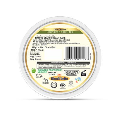Khadi Organique Khadi Day Cream - Liquoirce & Green Tea 50 gm - Personal Care (Ayush)