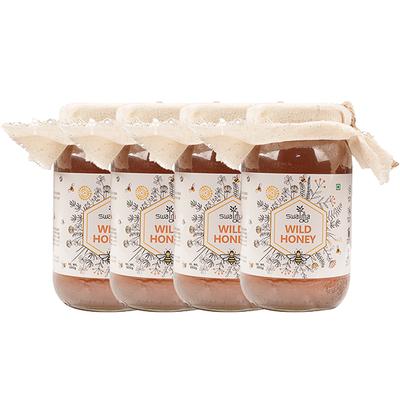Swatma Wild Honey (Pack of 4 x 500 gm) - Honey