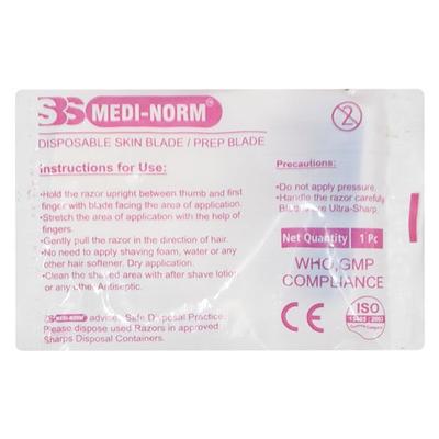 SS Medi-Norm Disposable Skin Blade 1's - Knife