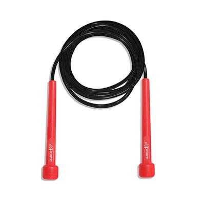 MuscleXP Skipping Rope (Jumping Rope) - Red & Black 1's - Workout Essentials