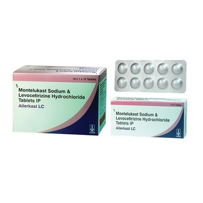 Allerkast LC 10/5mg Tablet 10'S - Allergies-Ant
