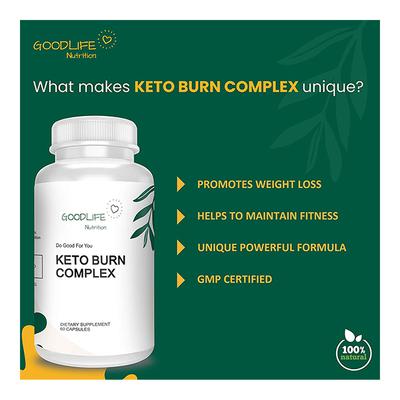 Goodlife Nutrition Keto Burn Complex Capsule 60's - Herbal Dietary Supplement