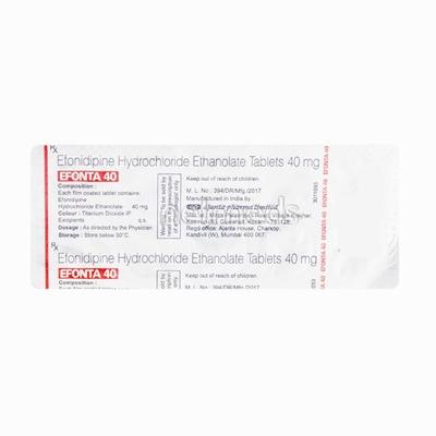 Efonta 40mg Tablet 10'S - Hypertension-Cal