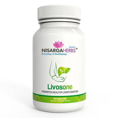NisargaHerbs Livosone Veggie cap 60's - Speciality Medicines