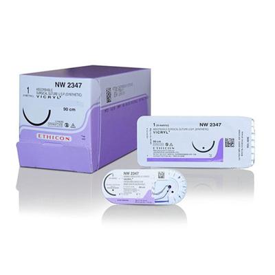 Johnson & Johnson Ethicon Vicryl Absorbable Surgical Suture (90 cm) (NW2347) 1's - Sutures