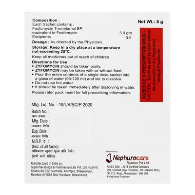 ZYFOMYCIN Powder 8gm - Bacterial Infections-OAB