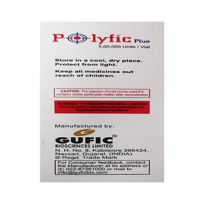 POLYFIC PLUS 500000units Injection 1's - Bacterial Infections-OAB