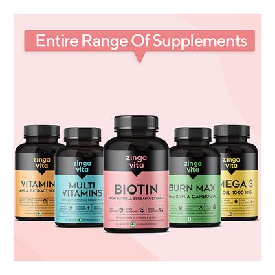 Zingavita Biotin Tablet 60's - Hair & Skin