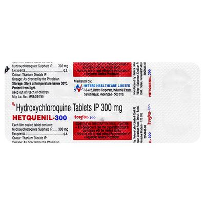 HETQUENIL 300 Tablet 10's - Malarial