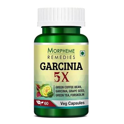 Morpheme Remedies Garcinia 5X (Garcinia, Coffee, Green Tea, Forskolin, Grape Seed) 60's - Hair Treatment