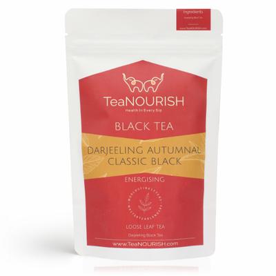 TeaNOURISH Darjeeling Autumnal Classic Black Tea 100gm - Teas