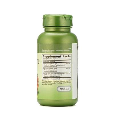 GNC Triple Ginseng Capsule 90's (N) - Workout Essentials