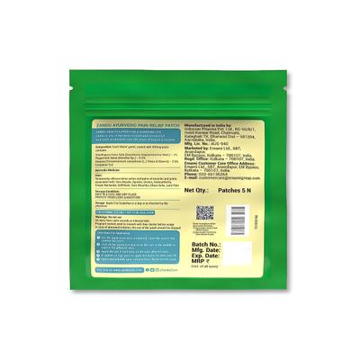 Zandu Ayurvedic Pain Relief Patch 5's - Pain Relief (Ayush)