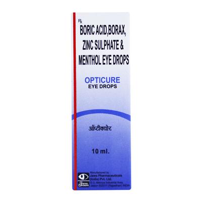 Opticure Eye Drops 10ml - Eye Infections-Eaa