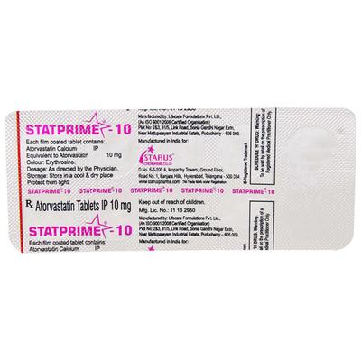 STATPRIME 10mg Tablet 10's - High Cholesterol-Dys