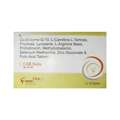 Q CAR FORTE Tablet 10's - Supplements-Sup