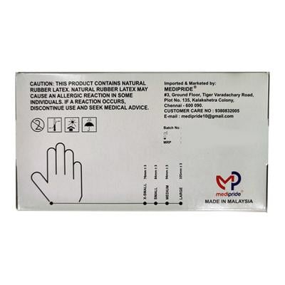 Soft Hands Non Sterile Latex Medical Examination Glove (S) 100's - Gloves - S