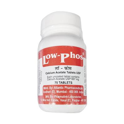LOW PHOS Tablet 75's - Supplements-Cal