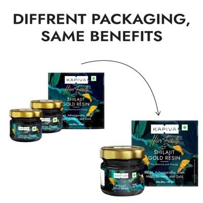 Kapiva Shilajit Gold Resin 40 g - Speciality Medicines