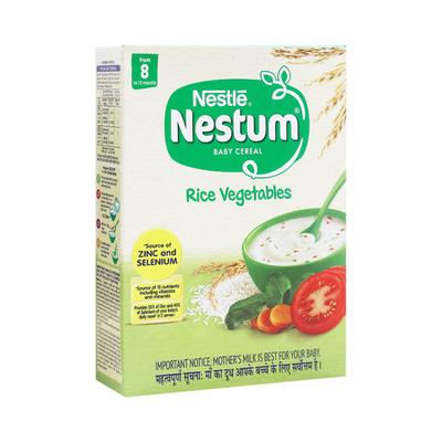 Nestle Nestum Stage 2 (8-12 Months) Powder 300 gm - Rice Vegetables (Refill Pack) - Baby And Infant Supplements