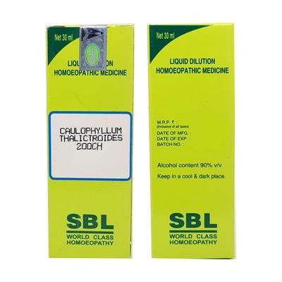 SBL Caulophyllum Thalictroides 200 Liquid 30 ml - Dilutions