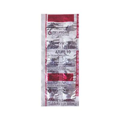 ATLIFE 10 Tablet 10's - High Cholesterol-Dys