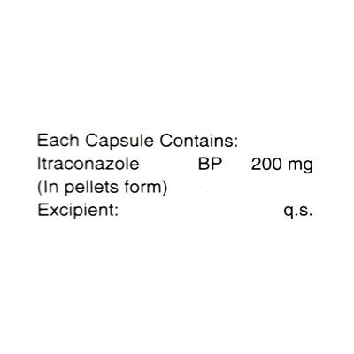 ICZ 200 Capsule 10's - Fungal Infections-Anf