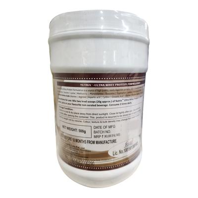 Nutrix Ultra Whey Protein Powder 500 gm - Whey Proteins