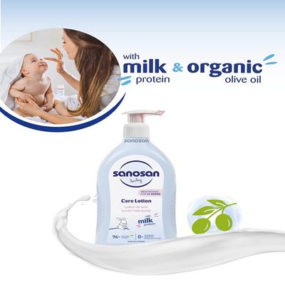 Sanosan Baby Care Lotion With Milk Protein 500 ml - Creams, Lotions & Oils