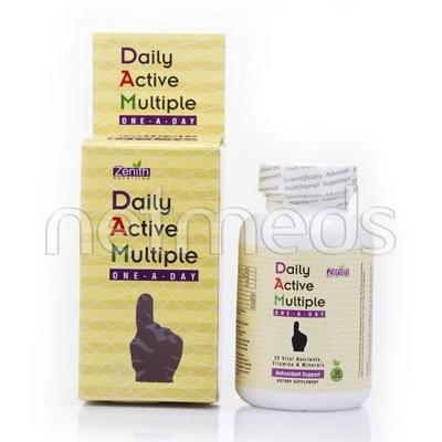 ZENITH NUTRITION DAILY ACTIVE MULTIPLE ONE A DAY VEG CAPSULES 30'S - Multi-Vitamins