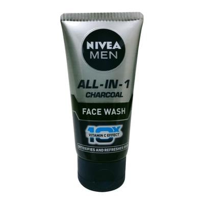 Nivea Men All in 1 Face Wash - Charcoal 50 gm - Face Washes