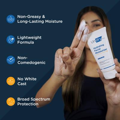 Undry Clinic Hydrating Facial Moisturizer SPF 30+ For Dry Skin 80 ml - Face Moisturizers