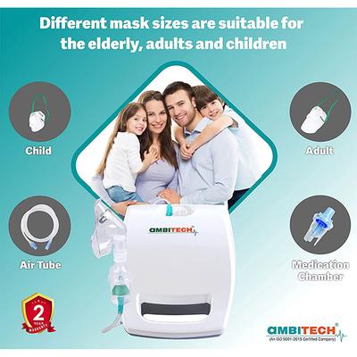 Ambitech Compressor Nebulizer Machine 1's + AmbiTech Digital Thermometer 1's - Nebulizers / Vaporizer