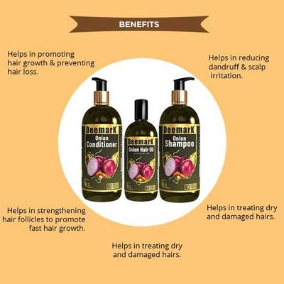Deemark Onion Hair Care Kit - Personal Care (Ayush)