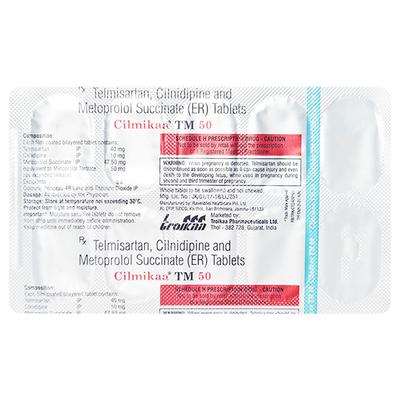 CILMIKAA TM 50 Tablet 10's - Hypertension-Ang