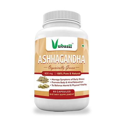 Vubasil Ashwagandha 800 mg Capsule 60's - Ashwagandha