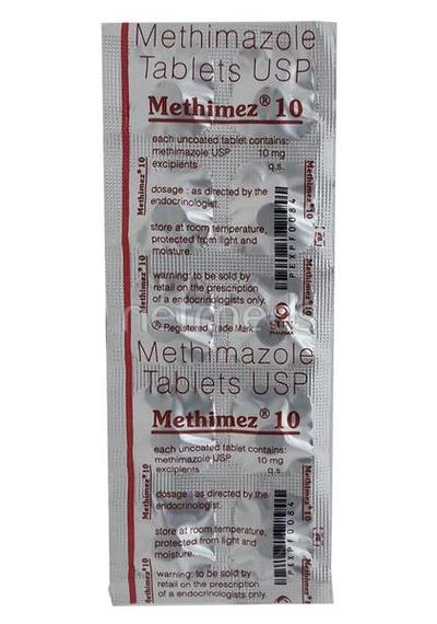 Methimez 10mg Tablet 10'S - Hyperthyroidism-Ant