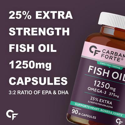 CF Omefish 1250 mg Fish Oil Softgel Capsule 90's - Omega Fish Oil Fatty Acids