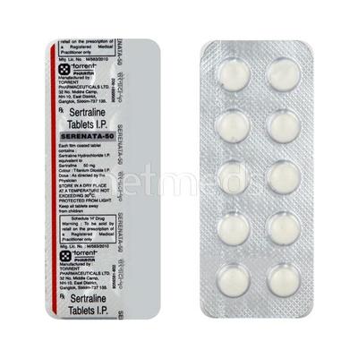 Serenata 50mg Tablet 10'S - Depression-Ant