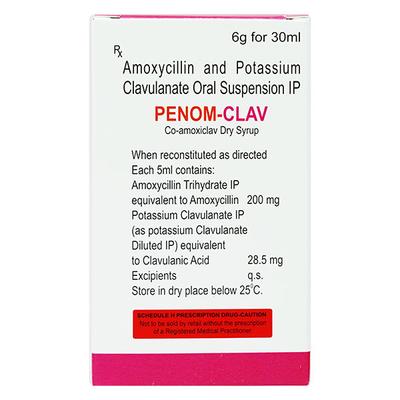 PENOM CLAV Syrup 30ml - Bacterial Infections-Pen