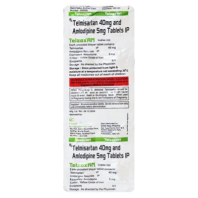 Telzox AM Tablet 10'S - Hypertension-Ang