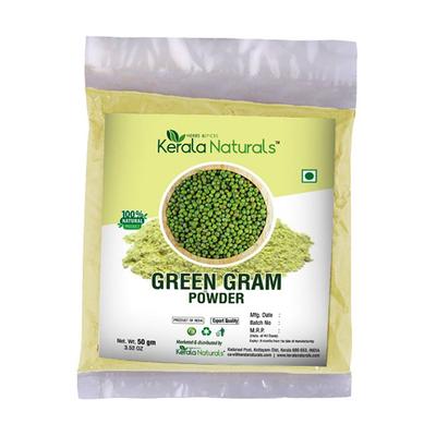 Kerala Naturals Green Gram Powder 50 gm - Personal Care (Ayush)