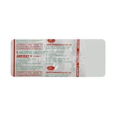 Amfirst 5mg Tablet 10'S - Hypertension-Cal