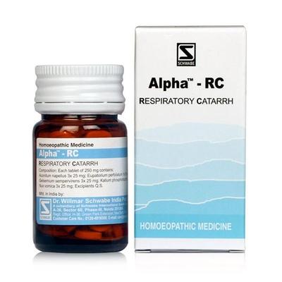 Dr. Willmar Schwabe Alpha - Respiratory Congestion Tablet 20 gm - Speciality Medicine