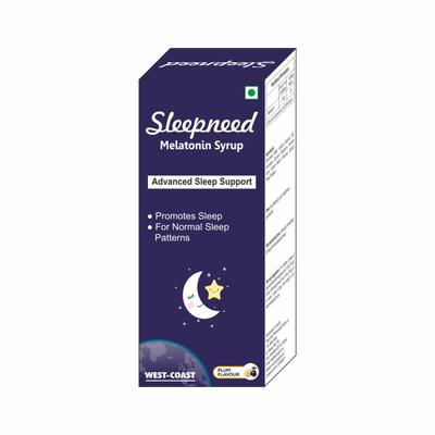West Coast Sleepneed Melatonin Syrup - Plum 100 ml - Mental Health