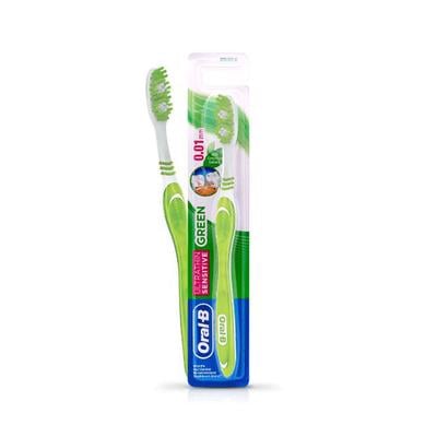 Oral B Ultrathin Green Extra Soft Toothbrush - Sensitive - Toothbrushes