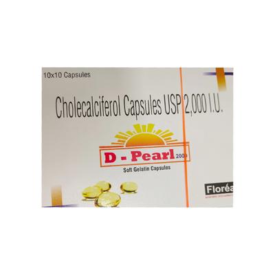 D PEARL 2000 Soft Gelatin Capsule 10's - Supplements-Vit