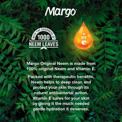 Margo Original Neem (Buy 4 Get 1 Free) Soap 5 x 100 gm - Soaps