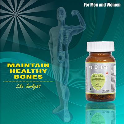 HealthBest VitDBest 600 IU Softgel Capsule 60's - Multi-Vitamins